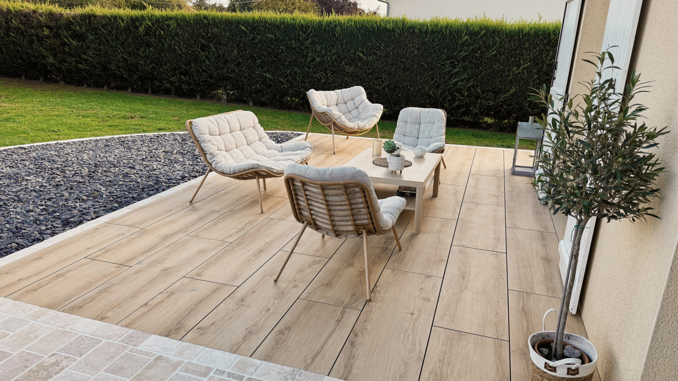 terrasse sur plot acma